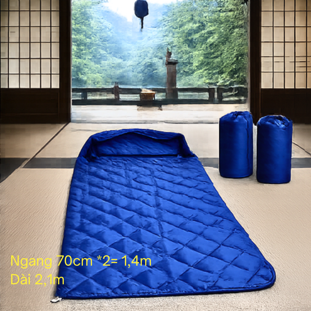 Túi Ngủ Văn Phòng, túi đệm Ngủ Du Lịch, chống lạnh Metta dành cho Người Lớn Tiện Lợi - Chính hãng